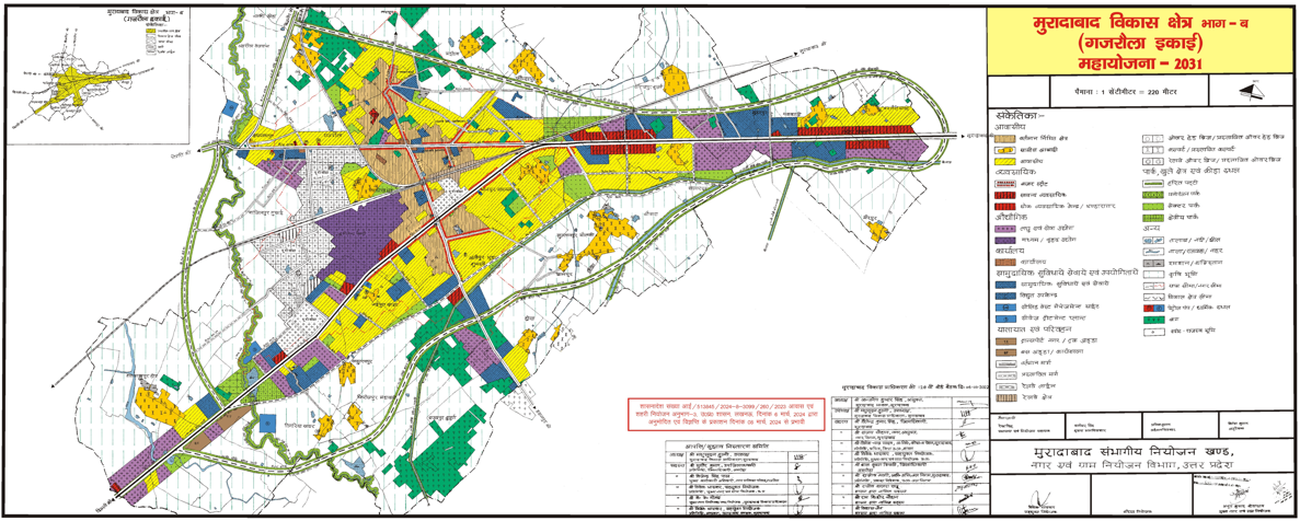 Moradabad Masterplan Map